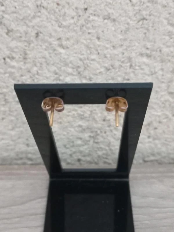 Par de Aretes de Clavo "I' – photo 2